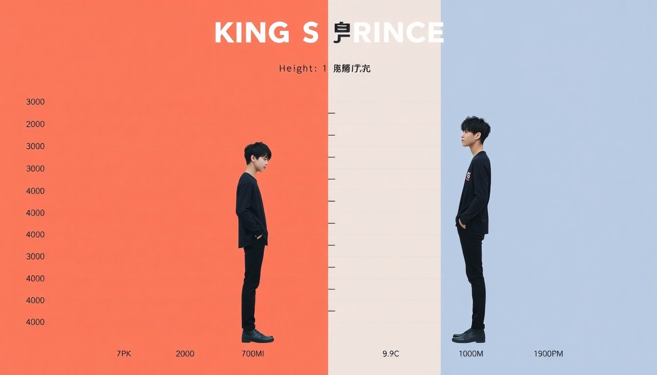 King & Princeメンバーとの身長差を比較!