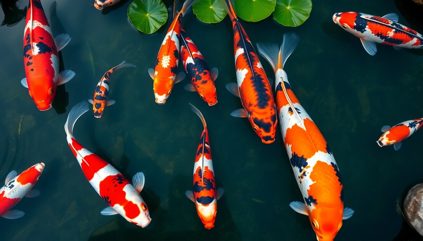 錦鯉の年齢による生活の変化